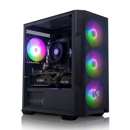 AWD-IT Zeno, AMD Ryzen 5, 32GB RAM, 1TB SSD, NVIDIA GeForce RTX 5060 Ti, Gaming Desktop PC – view 4