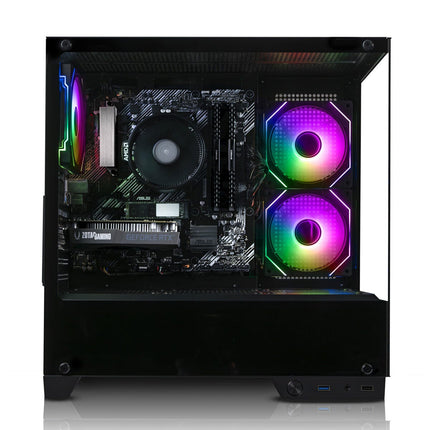 AWD-IT Charger, AMD Ryzen 5, 32GB RAM, 1TB SSD, NVIDIA GeForce RTX 5060 Ti, Gaming Desktop PC – view 3