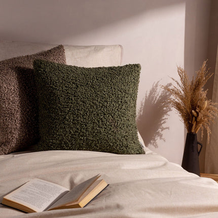 Furn Cabu Reversible Boucle Cushion 2 Pack in 4 Colours, 45 x 45 cm – view 3