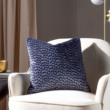 Furn Lanzo Velvet Feather Fill Cushion 2 Pack in 3 Colours, 45 x 45 cm – view 3
