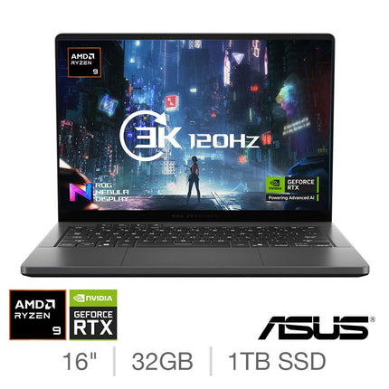 ASUS ROG Zephyrus G14, AMD Ryzen 9, 32GB RAM, 1TB SSD, NVIDIA GeForce RTX 5070, 14 Inch Gaming Laptop, GA403UP-QS005W