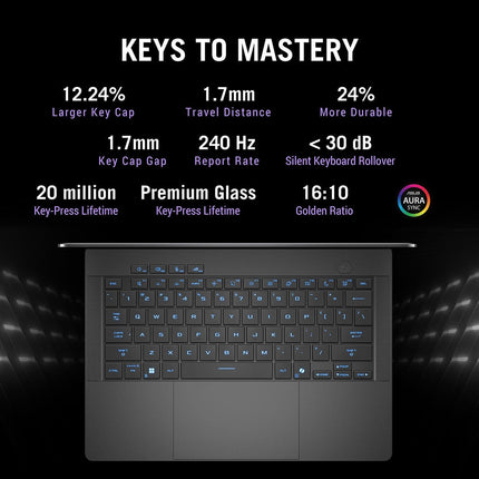 ASUS ROG Zephyrus G14, AMD Ryzen 9, 32GB RAM, 1TB SSD, NVIDIA GeForce RTX 5070, 14 Inch Gaming Laptop, GA403UP-QS005W – view 6