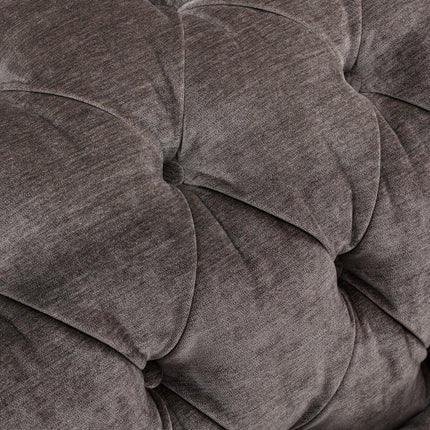 Allington Grey Fabric Chesterfield Armchair – view 3