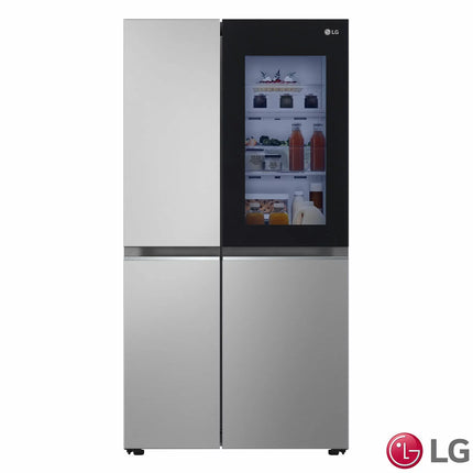 LG GSVV80PYLL Side by Side Fridge Freezer with InstaView in Stainless Steel