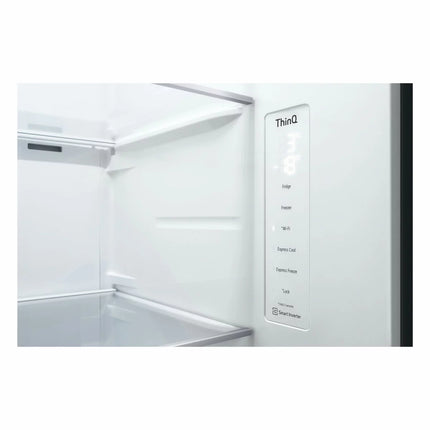 LG GSVV80PYLL Side by Side Fridge Freezer with InstaView in Stainless Steel