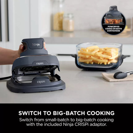 Ninja Crispi 4-in-1 Portable Glass Air Fryer, FN101UKGY