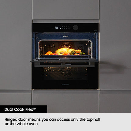 Samsung Series 4 Dual Cook Flex NV7B45305AK/U4 76L Smart Oven, A+ Rated in Clean Black – view 6