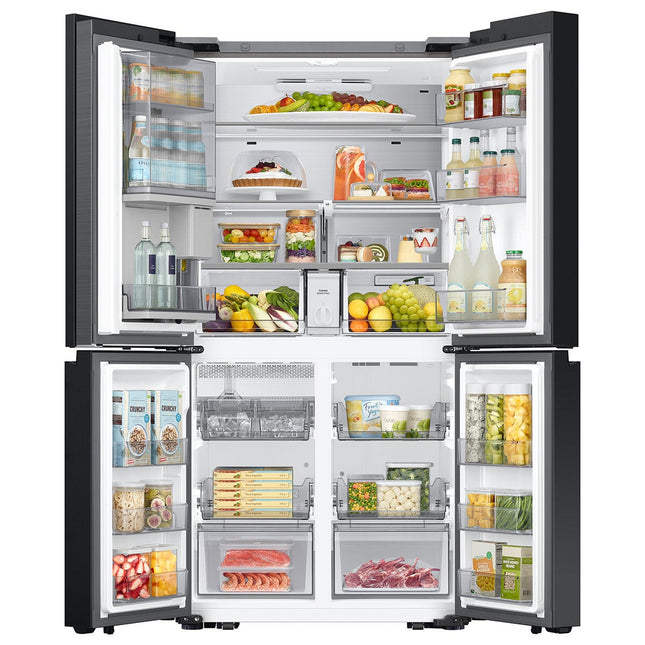 Samsung SpaceMax RF65DB970E22EU 645L Smart Multi Door Fridge Freezer, E Rated in Clean Black – view 2