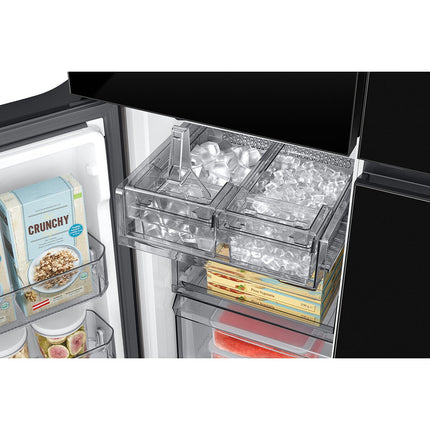 Samsung SpaceMax RF65DB970E22EU 645L Smart Multi Door Fridge Freezer, E Rated in Clean Black – view 3