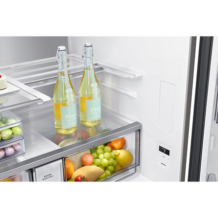 Samsung SpaceMax RF65DB970E22EU 645L Smart Multi Door Fridge Freezer, E Rated in Clean Black – view 4