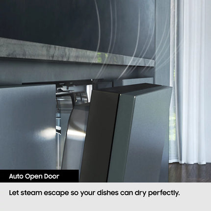 Samsung Series 5 DW50DG430B00EU 9 Place Setting Auto Door Open Integrated Dishwasher