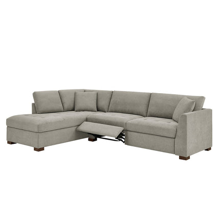 Thomasville Miles Grey Fabric Corner Sofa with Power Footrests in 2 Configurations – view 5