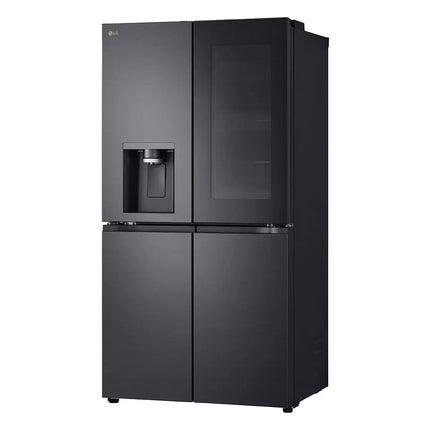 LG GMG96CRAFT Side By Side Fridge Freezer, E Rated, in Black Brushed Steel