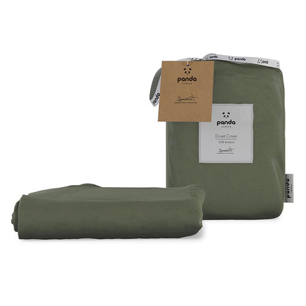 Panda Signature+ Bamboo Lyocell 320 Thread Count Green Bedding Set, in 4 Sizes – view 5