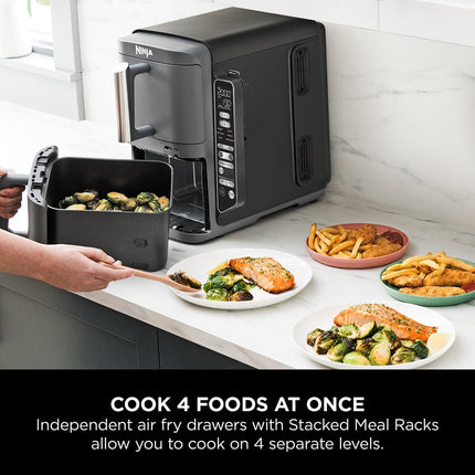 Ninja Double Stack 9.5L Air Fryer with Smart Cook System, SL451UK – view 4