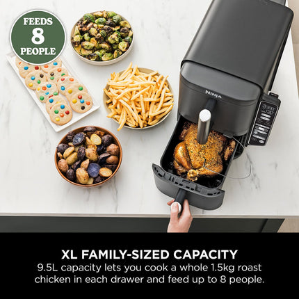 Ninja Double Stack 9.5L Air Fryer with Smart Cook System, SL451UK – view 5