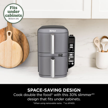 Ninja Double Stack 9.5L Air Fryer with Smart Cook System, SL451UK – view 3