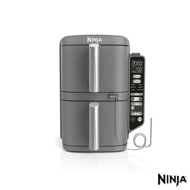 Ninja Double Stack 9.5L Air Fryer with Smart Cook System, SL451UK