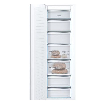 Bosch Series 4, GIN81VEE0G Fully Integrated Freezer, E Rated