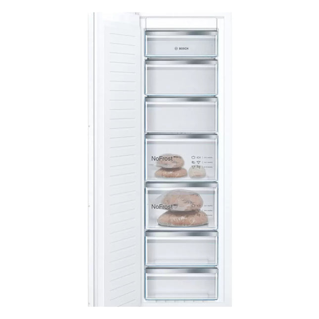 Bosch Series 4, GIN81VEE0G Fully Integrated Freezer, E Rated