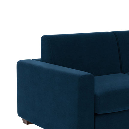 Lucas Navy Fabric Sofa Bed – view 6