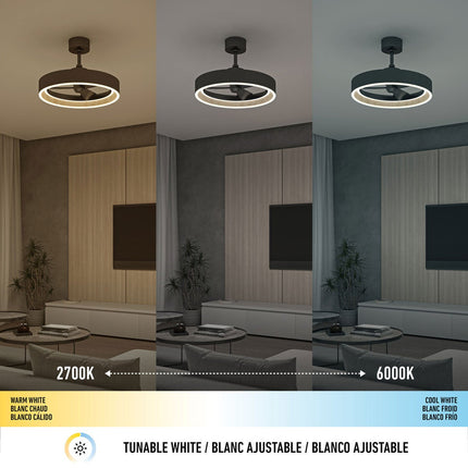 Artika Alton 24" (61cm) Wood Accent Fan Light with Remote Control – view 5