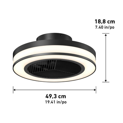 Artika Elton 19" (43cm) Fan Light with Remote Control – view 2