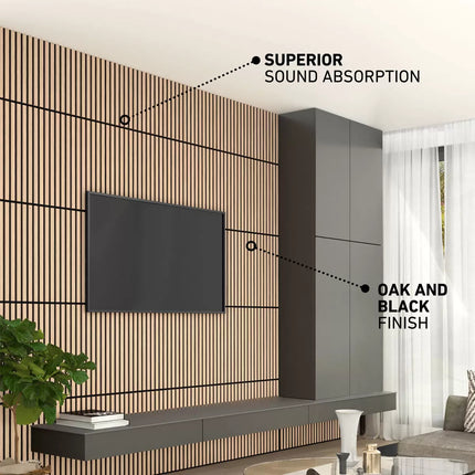 Artika Sonolok Acoustic Wall Panel Set, 4 Pack, Available in 2 Colours