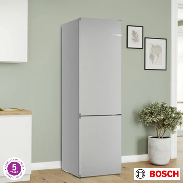 Bosch Series 4 KGN392LAGG Fridge Freezer, A Rated in Silver