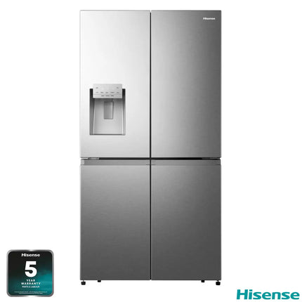 Hisense RQ760N4SASE, Multidoor Fridge Freezer, E Rating in Stainless Steel
