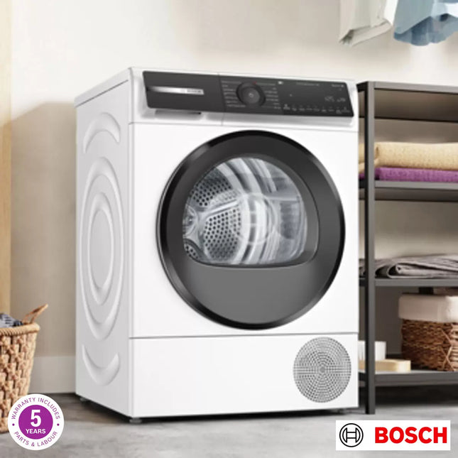 Bosch WQH246D9GB, Series 6, 9kg Dryer A+++ Rating White