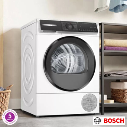 Bosch WQH246D9GB, Series 6, 9kg Dryer A+++ Rating White