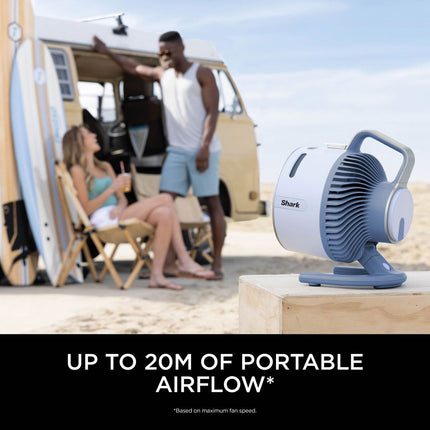 Shark FlexBreeze HydroGo Misting Fan in Glacier Blue, FA050UKBL – view 6