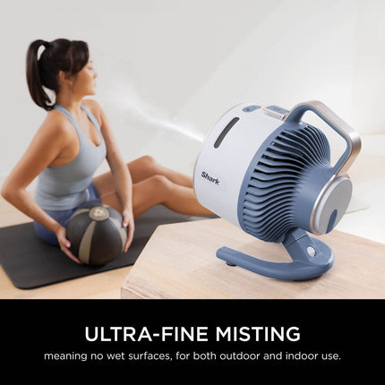 Shark FlexBreeze HydroGo Misting Fan in Glacier Blue, FA050UKBL – view 4