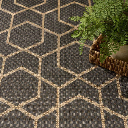 Nourison Horizon Geometric Charcoal Indoor Outdoor Rug, in 2 Sizes – view 5