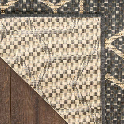 Nourison Horizon Geometric Charcoal Indoor Outdoor Rug, in 2 Sizes – view 4