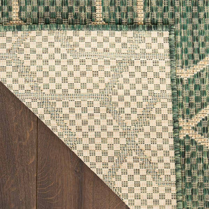 Nourison Horizon Geometric Green Indoor Outdoor Rug, in 2 Sizes – view 4