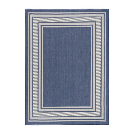 Nourison Horizon Border Navy Indoor Outdoor Rug, in 2 Sizes – view 3