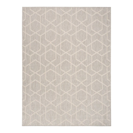 Nourison Horizon Geometric Grey Indoor Outdoor Rug, in 2 Sizes – view 3