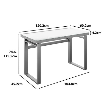 Tresanti Aurora Power Adjustable Height Desk with LED Lights – view 2