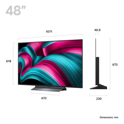 LG OLED48C55LA 48 Inch OLED 4K Ultra HD Smart TV