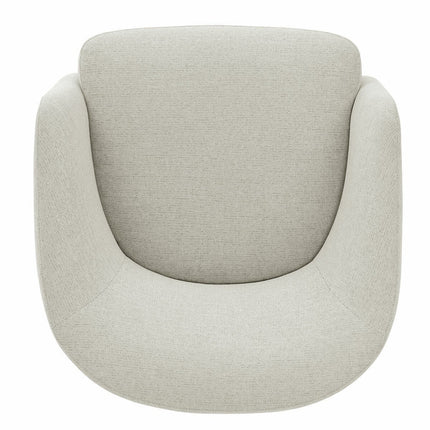 Henredon Murphy Light Grey Fabric Swivel Chair – view 8