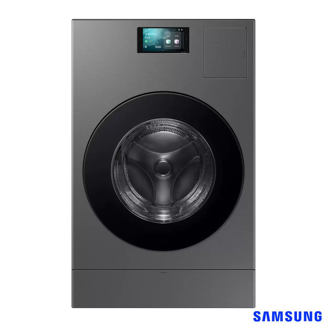 Samsung Series 9 WD18DB8995BZT1 18/11kg Large Capacity Washer Dryer, Dark Steel