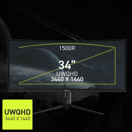 MSI MAG 342CQR E2 180Hz UWQHD Gaming Monitor, 9S6-3DB64H-070 – view 5
