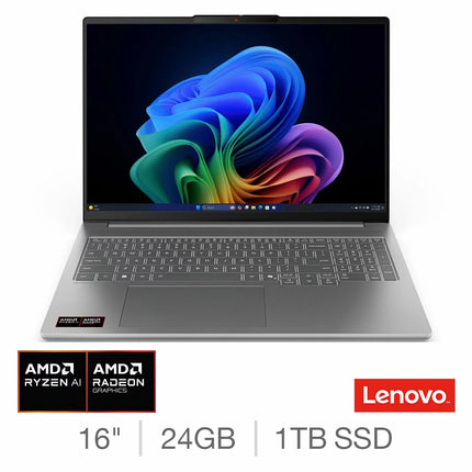 Lenovo IdeaPad Pro 5 16" Laptop – AMD Ryzen AI 5, 24GB RAM, 1TB SSD, Copilot+, Model 83JN0023UK