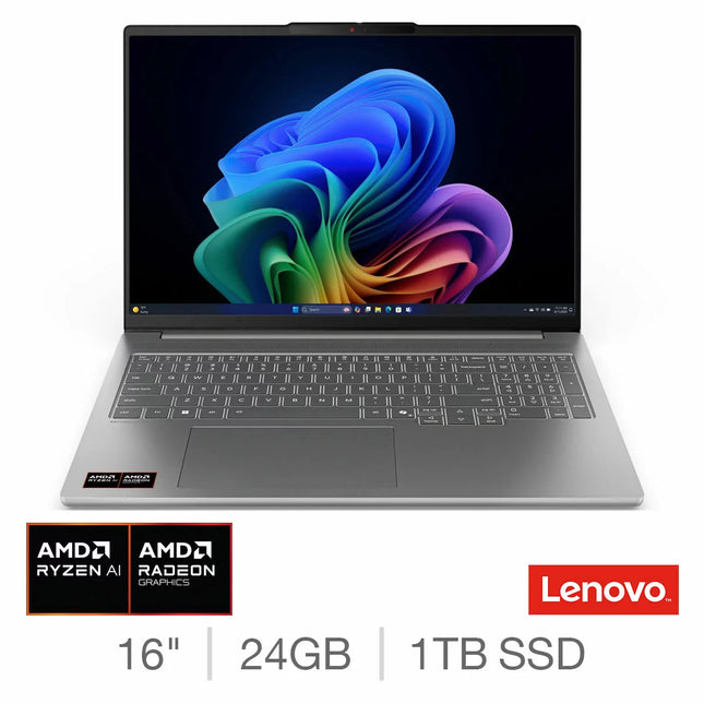 Lenovo IdeaPad Pro 5 16" Laptop – AMD Ryzen AI 5, 24GB RAM, 1TB SSD, Copilot+, Model 83JN0023UK