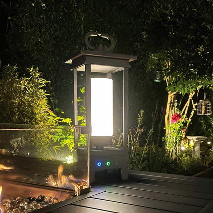 Kichler South Hope Portable Bluetooth Speaker Lantern - Rubbed Bronze – view 6