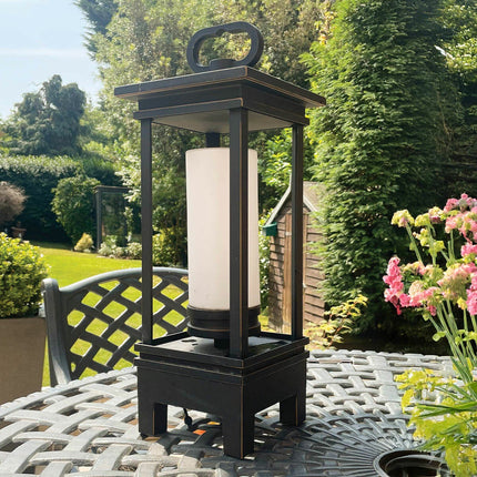 Kichler South Hope Portable Bluetooth Speaker Lantern - Rubbed Bronze – view 3
