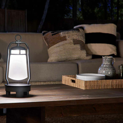 Kichler Lyndon Portable Bluetooth Speaker Lantern - Textured Black – view 4
