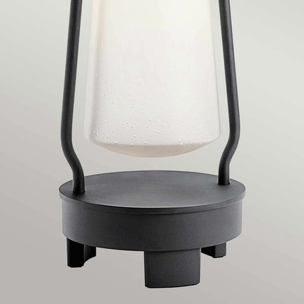 Kichler Lyndon Portable Bluetooth Speaker Lantern - Textured Black – view 6